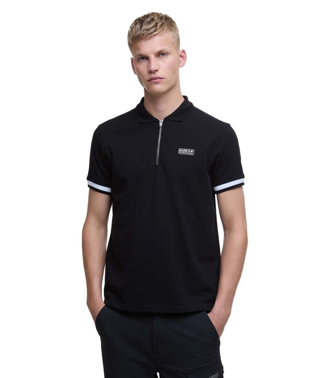 Men's Barbour International Bradley Polo Shirt - Black
