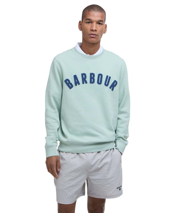 Men's Barbour Prep Logo Crew Sweater - Pale Apple