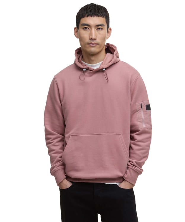 Men's Barbour International Ewan Hoodie - Vintage Pink
