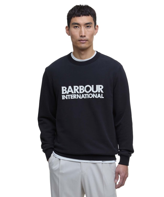 Men's Barbour International Jason Technique Crew Sweat - Black