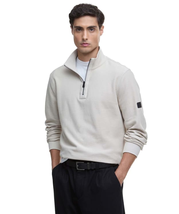 Men's Barbour International Samuel Funnel Neck - Mist