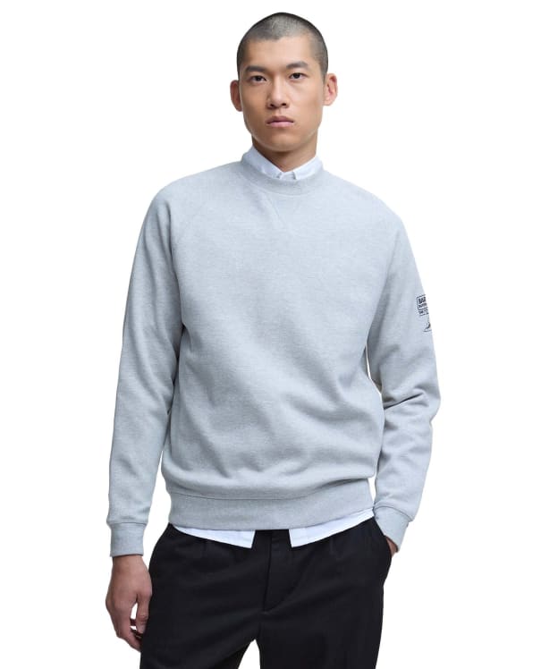 Men's Barbour International Steve McQueen Rickman Sweatshirt - Grey Marl
