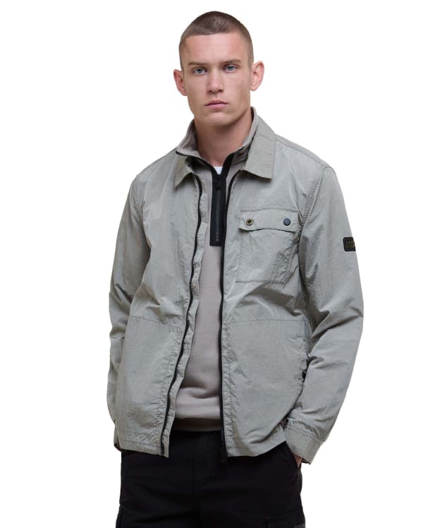 Men's Barbour International Inline Overshirt - Concrete