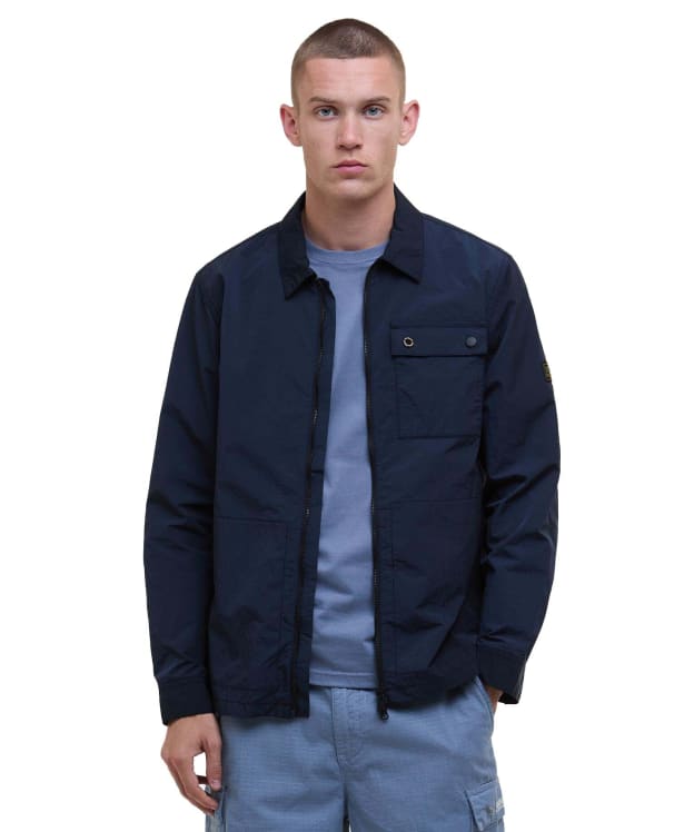 Men's Barbour International Inline Overshirt - Sapphire Navy