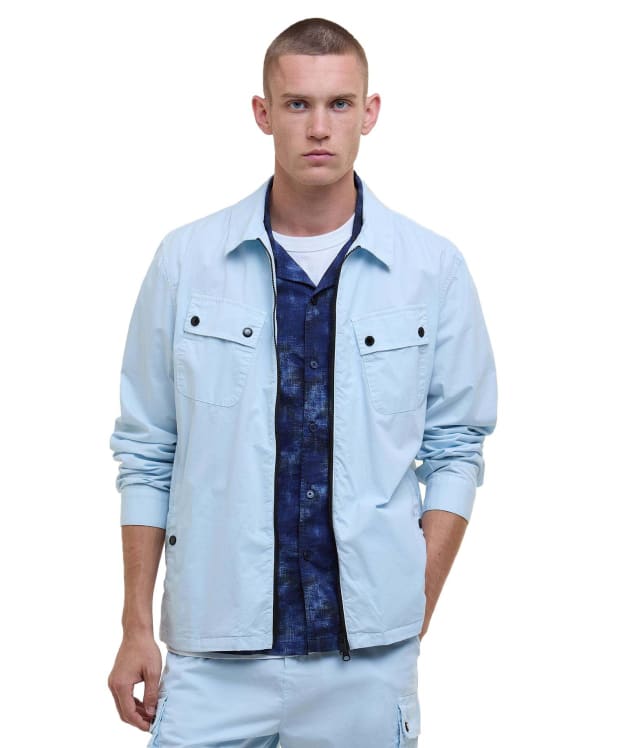 Men's Barbour International Hayden Overshirt - Ice Water