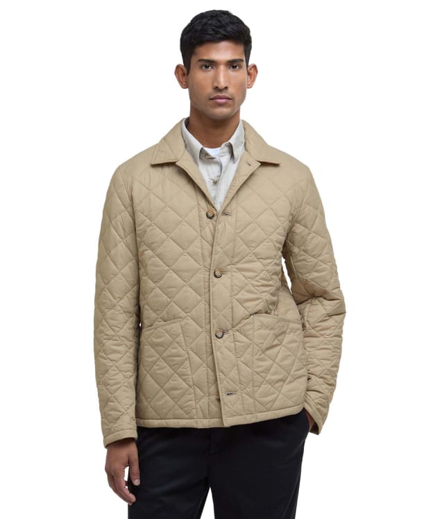 Men's Barbour Tyne Liddesdale Quilted Jacket - Washed Stone