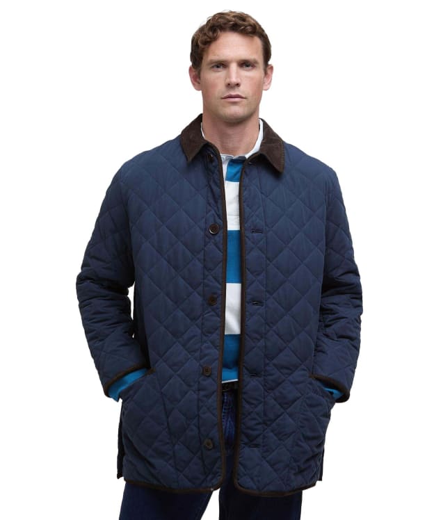 Men's Barbour Edale Quilted Jacket - Navy