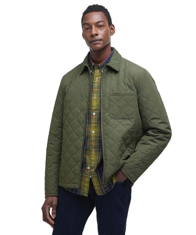 Men's Barbour Filey Ultralight Quilted Jacket - Fern