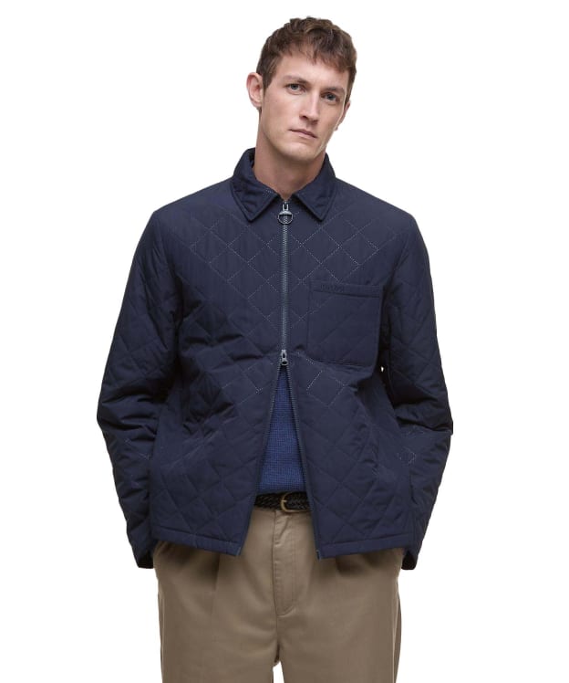 Men's Barbour Filey Ultralight Quilted Jacket - Navy