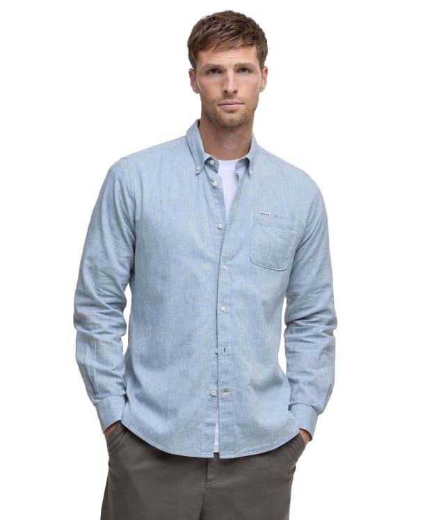Men's Barbour Nelson Tailored Shirt - Lead