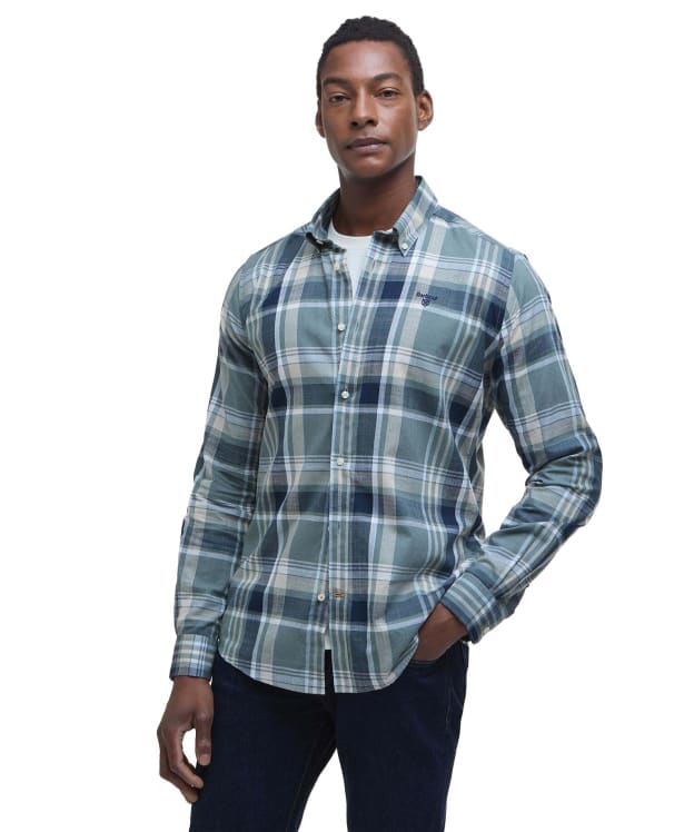 Men's Barbour Kidd Tailored Shirt - Vintage Teal