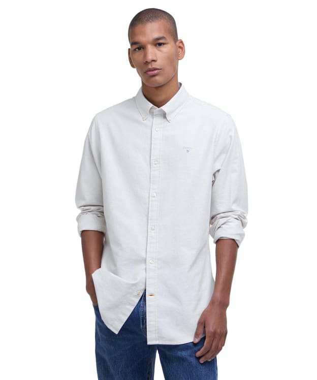 Men's Barbour Oxtown Tailored Shirt - Oatmeal