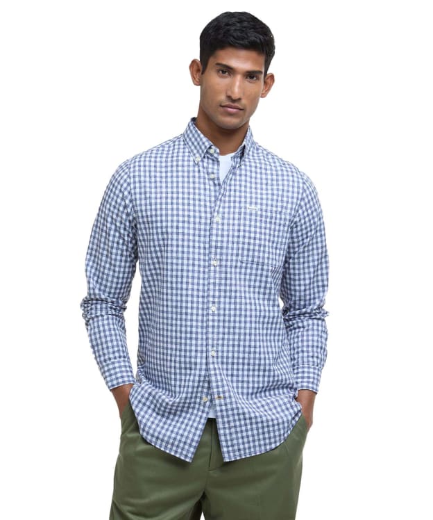 Men's Barbour Kanehill Tailored Fit Shirt - Navy