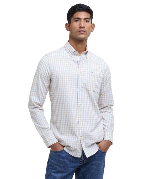 Men's Barbour Kanehill Tailored Fit Shirt - Stone