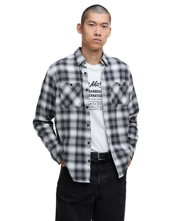 Men's Barbour International Trailist Ombre Shirt - Black