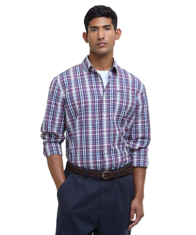Men's Barbour Linford Comfort Relaxed Shirt - Navy