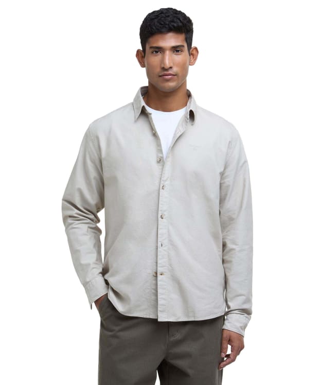 Men's Barbour Garment Dyed Oxtown Relaxed Fit Shirt - Mist