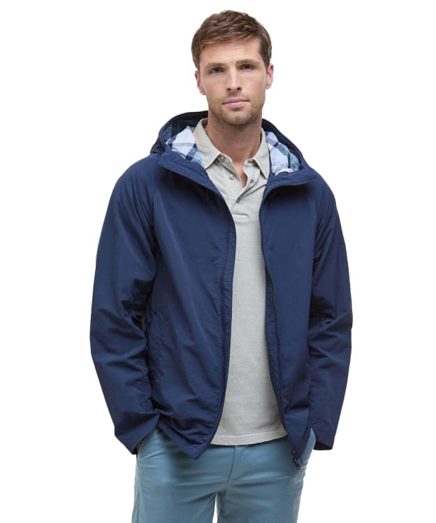 Men's Barbour Wylam Showerproof Jacket - Navy / Northshore Tartan