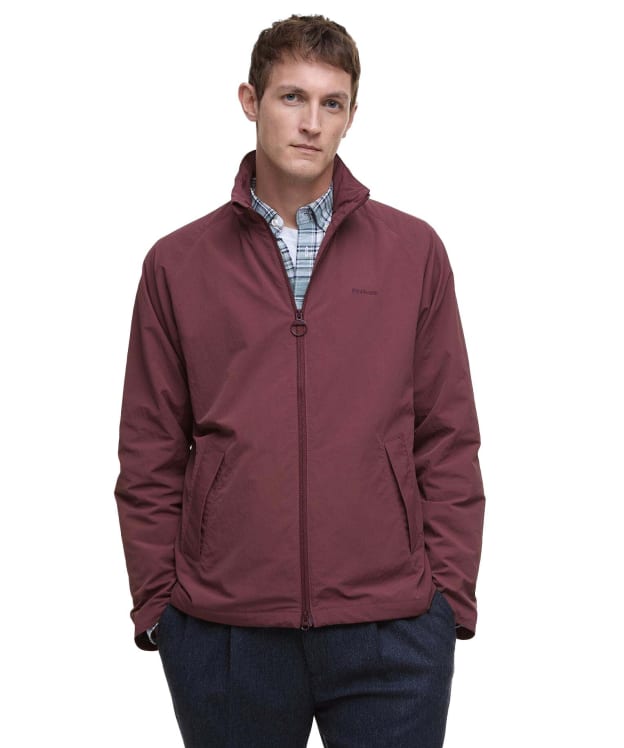 Men's Barbour Keld Showerproof Jacket - Burnt Heather
