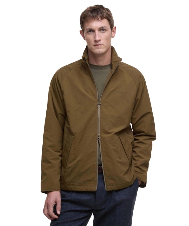 Men's Barbour Keld Showerproof Jacket - Light Sage
