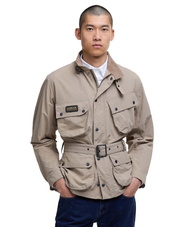 Men's Barbour International  Contemporary A7 Showerproof Jacket - Timberwolf