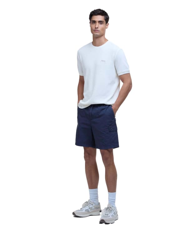Men's Barbour International Kenneth Garment Dye Shorts - Navy