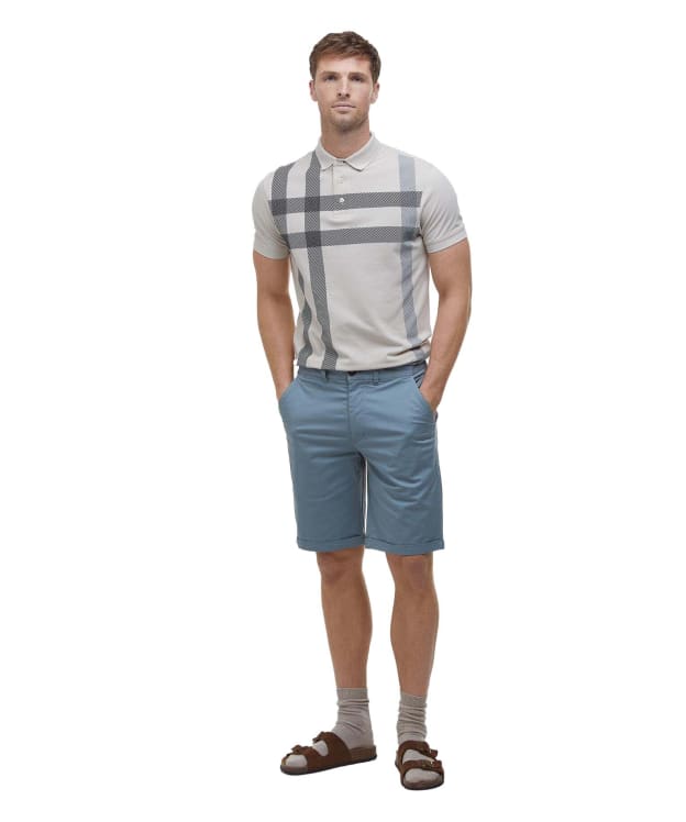 Men's Barbour Smart Chino Shorts - Lead