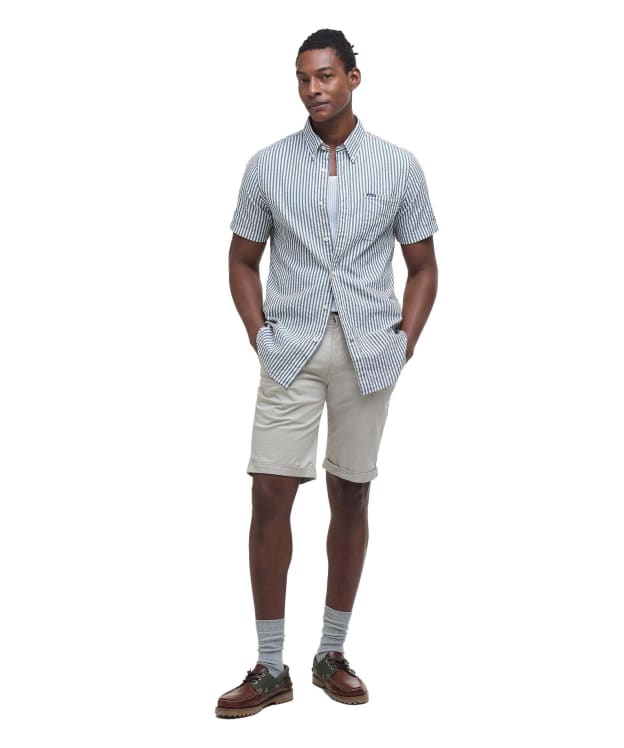 Men's Barbour Smart Chino Shorts - Mist