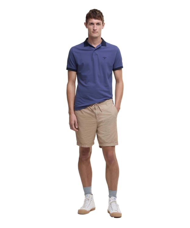 Men's Barbour Seersucker Relaxed Shorts - Washed Stone
