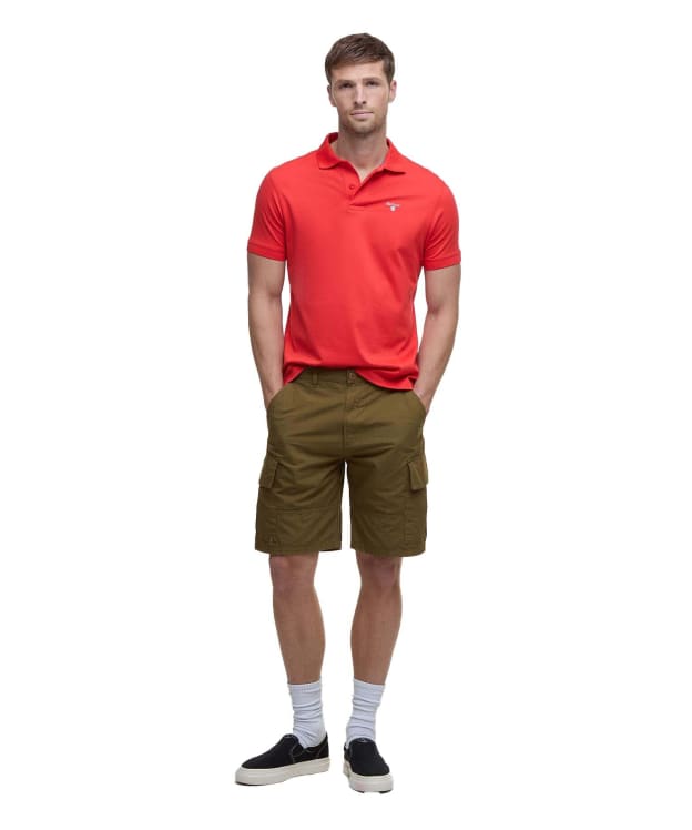Men's Barbour Ripstop Cargo Shorts - Light Sage