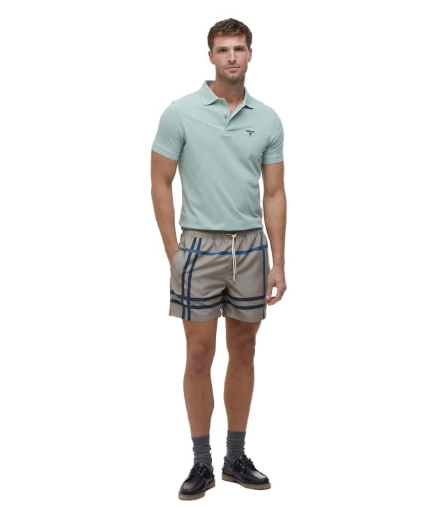 Men's Barbour Twain Swim Shorts - Washed Stone