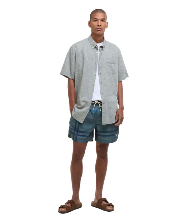 Men's Barbour Twain Swim Shorts - Vintage Teal