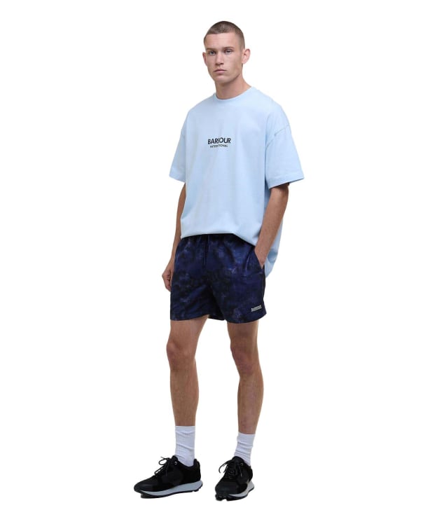 Men's Barbour International Camo Ikat Swimshort - Midnight Blue