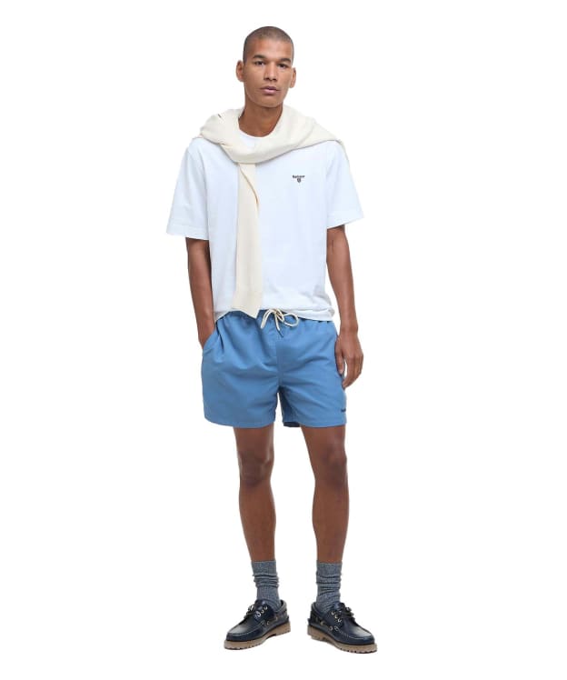 Men's Barbour Staple Logo 7' Swim Short - Force Blue