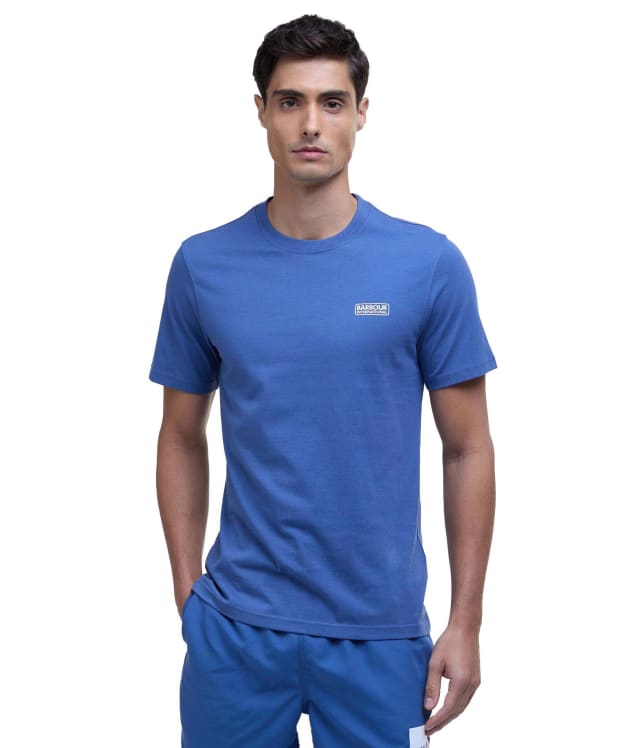 Men's Barbour International Small Logo Tee - North Sea Blue