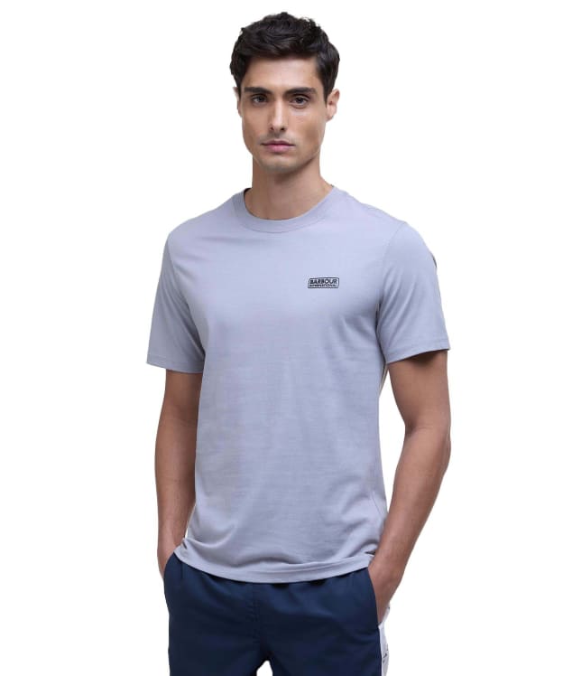Men's Barbour International Small Logo Tee - Pale Slate