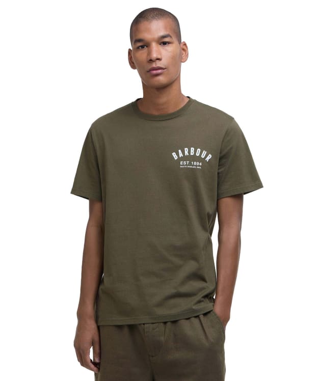 Men's Barbour Preppy Tee - Light Sage