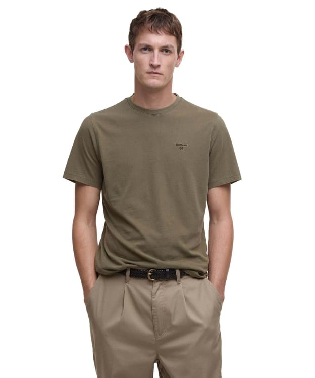 Men's Barbour Garment Dyed Tee - Light Sage