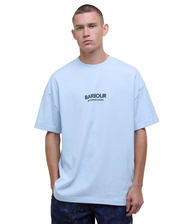 Men's Barbour International Os Formula T-Shirt - Ice Water