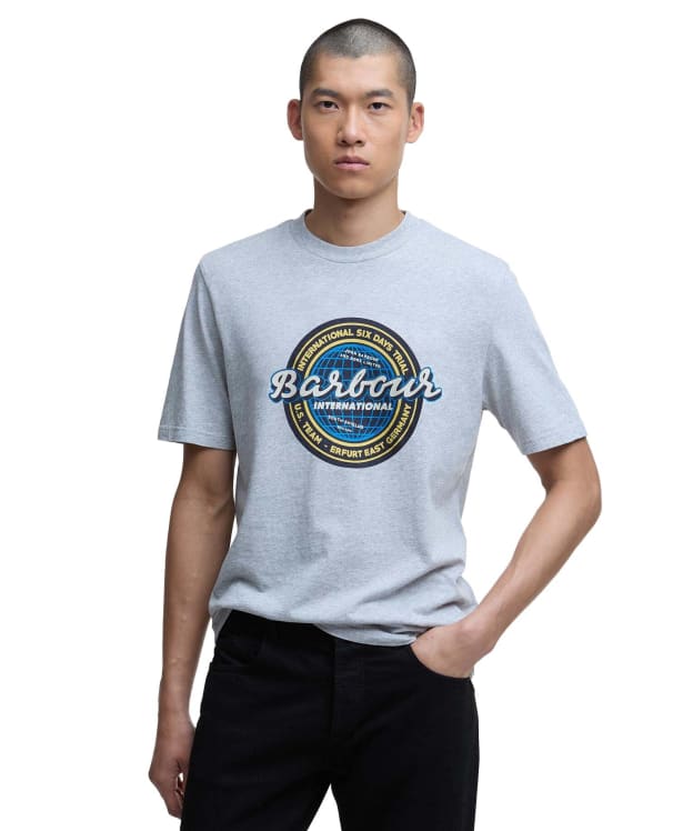 Men's Barbour International Carlise Graphic T-Shirt - Grey Marl