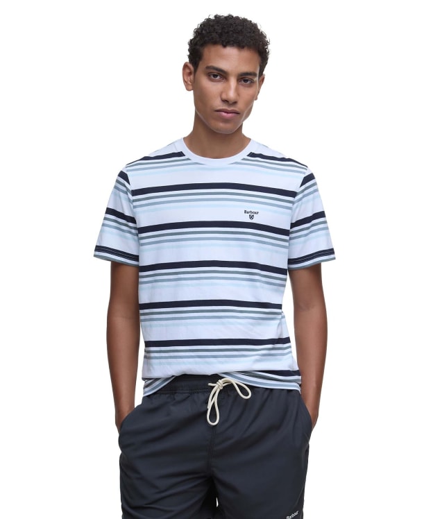 Men's Barbour Houstead Stripe Tailored Fit T-Shirt - White