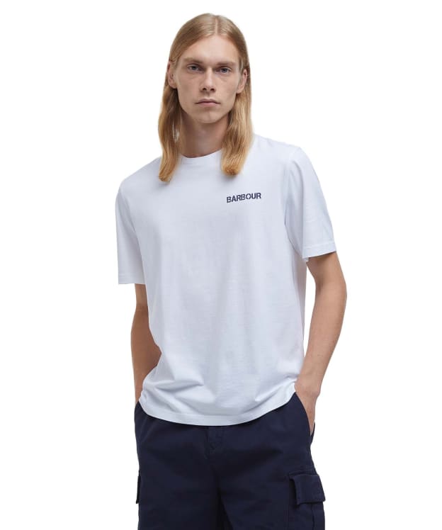 Men's Barbour Perham Relaxed Fit Graphic T-Shirt - White