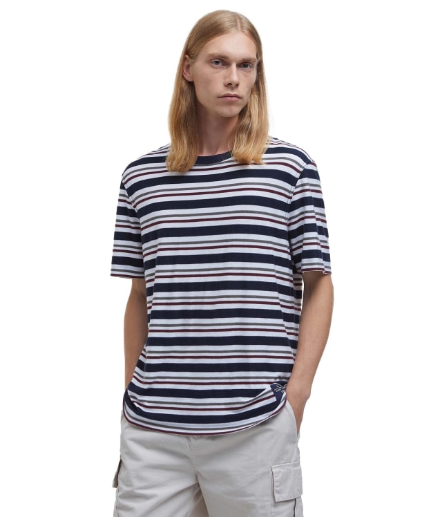 Men's Barbour Feltwell Relaxed Fit Stripe T-Shirt - Navy