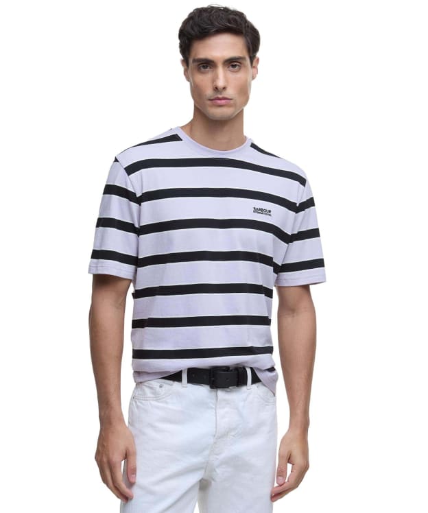 Men's Barbour International Luca Stripe T-Shirt - Thistle