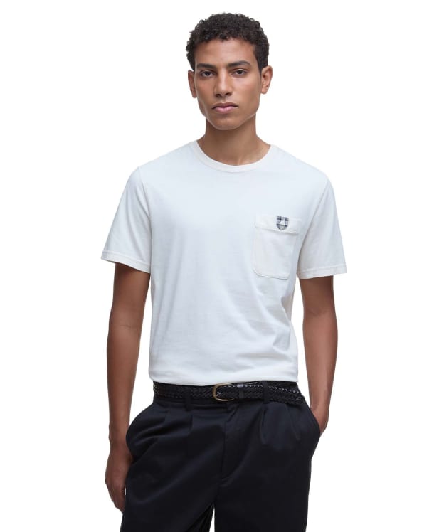 Men's Barbour Tothill Tailored Fit T-Shirt - Antique White