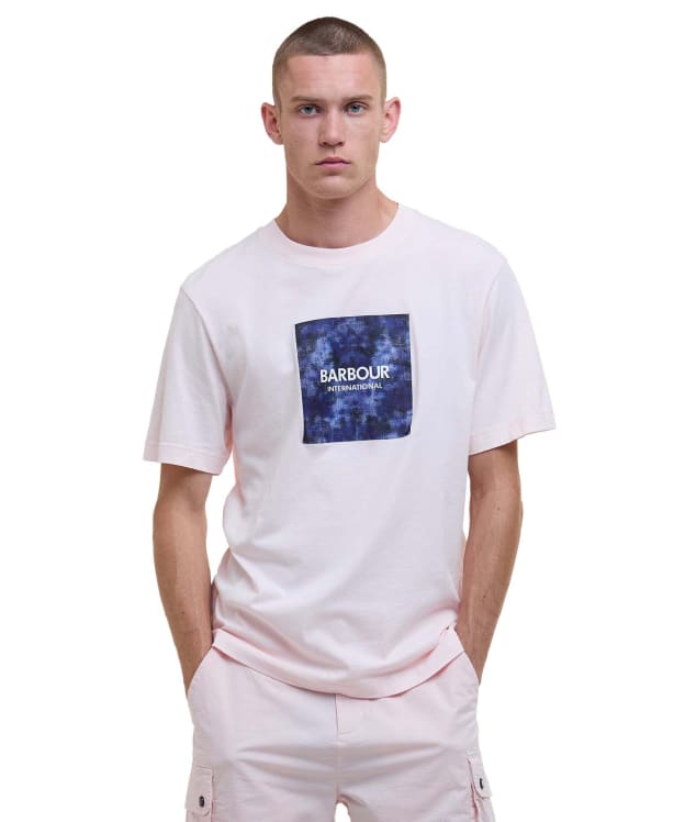 Men's Barbour International Camo Ikat Block T-Shirt - Quartz Pink