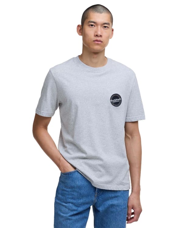 Men's Barbour International Apleton Graphic T-Shirt - Grey Marl