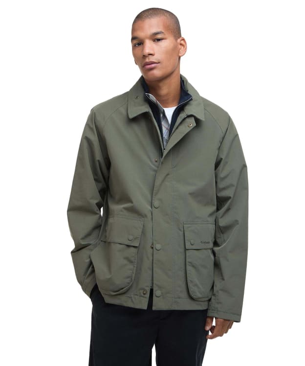 Men's Barbour Broadale Waterproof Jacket - Uniform Green