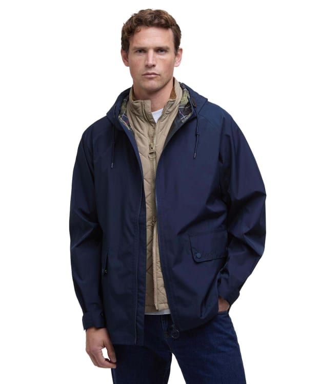 Men's Barbour Trover Waterproof Jacket - Navy