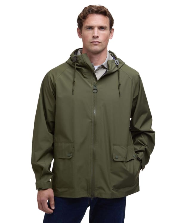 Men's Barbour Trover Waterproof Jacket - Fern